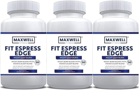 Maxwell Fitness Fitespresso Burner: Natural Anabolic Recovery Supplement with Magnesium, Ashwagandha, and Muscle Support
