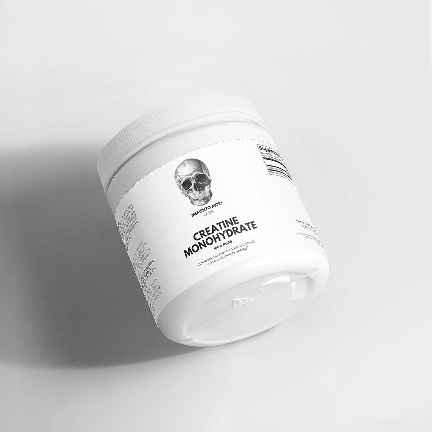 Memento Mori Labs Creatine Monohydrate Supplement for Muscle Growth and Recovery