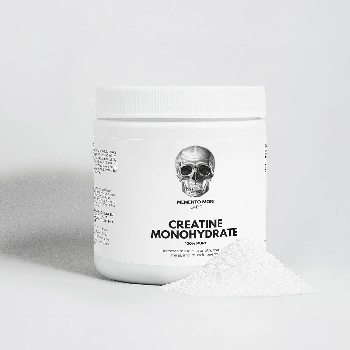 Memento Mori Labs Creatine Monohydrate Supplement for Muscle Growth and Recovery