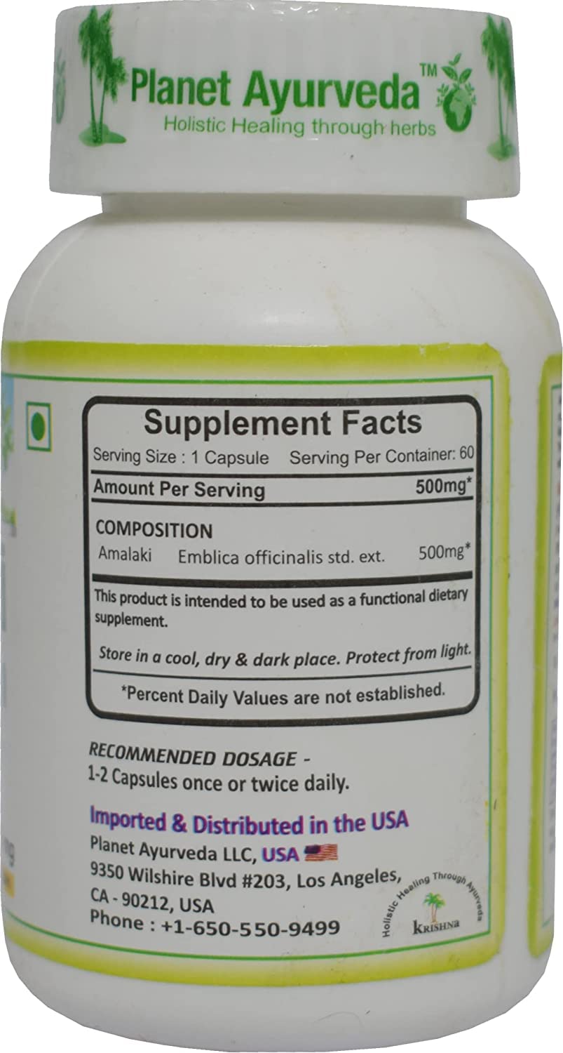 Memory Enhancement Supplement: RUP Planet Ayurveda Amalaki Rasayan - 60 Capsules