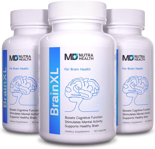 Memotenz Brain Function Supplement - 3 Pack - Memory, Clarity, and Focus Booster - Nootropic for Mental Focus