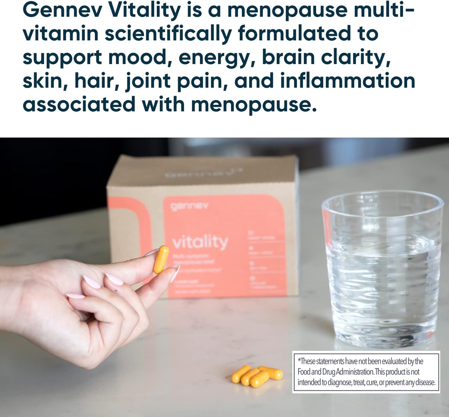 Menopause Multi-Vitamin for Vitality by Gennev - Essential Women's Health Support