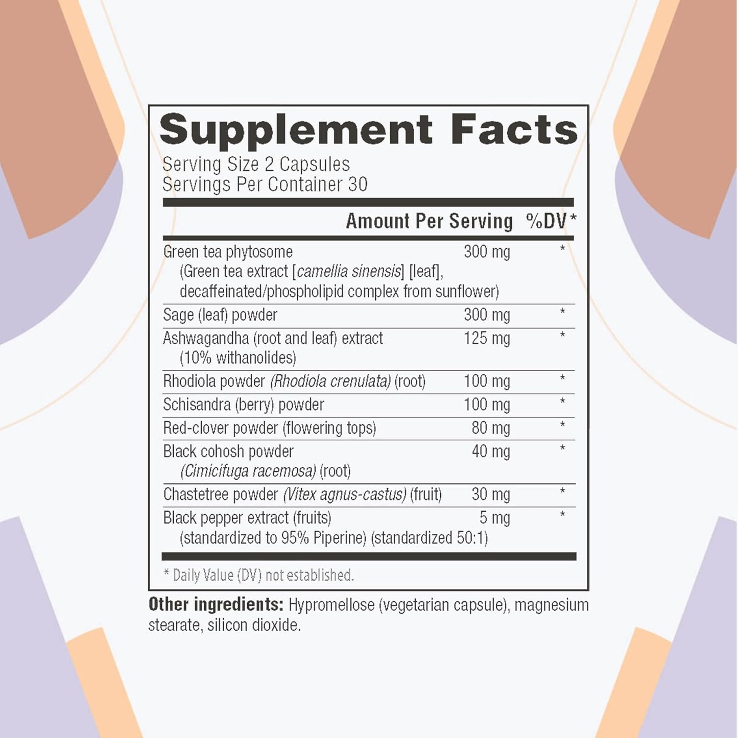 Menopause Relief Supplements for Women Over 50 - Natural Hormone Support for Hot Flashes - Complete Menopause Support - 6 Pack of MenoRescue Formula