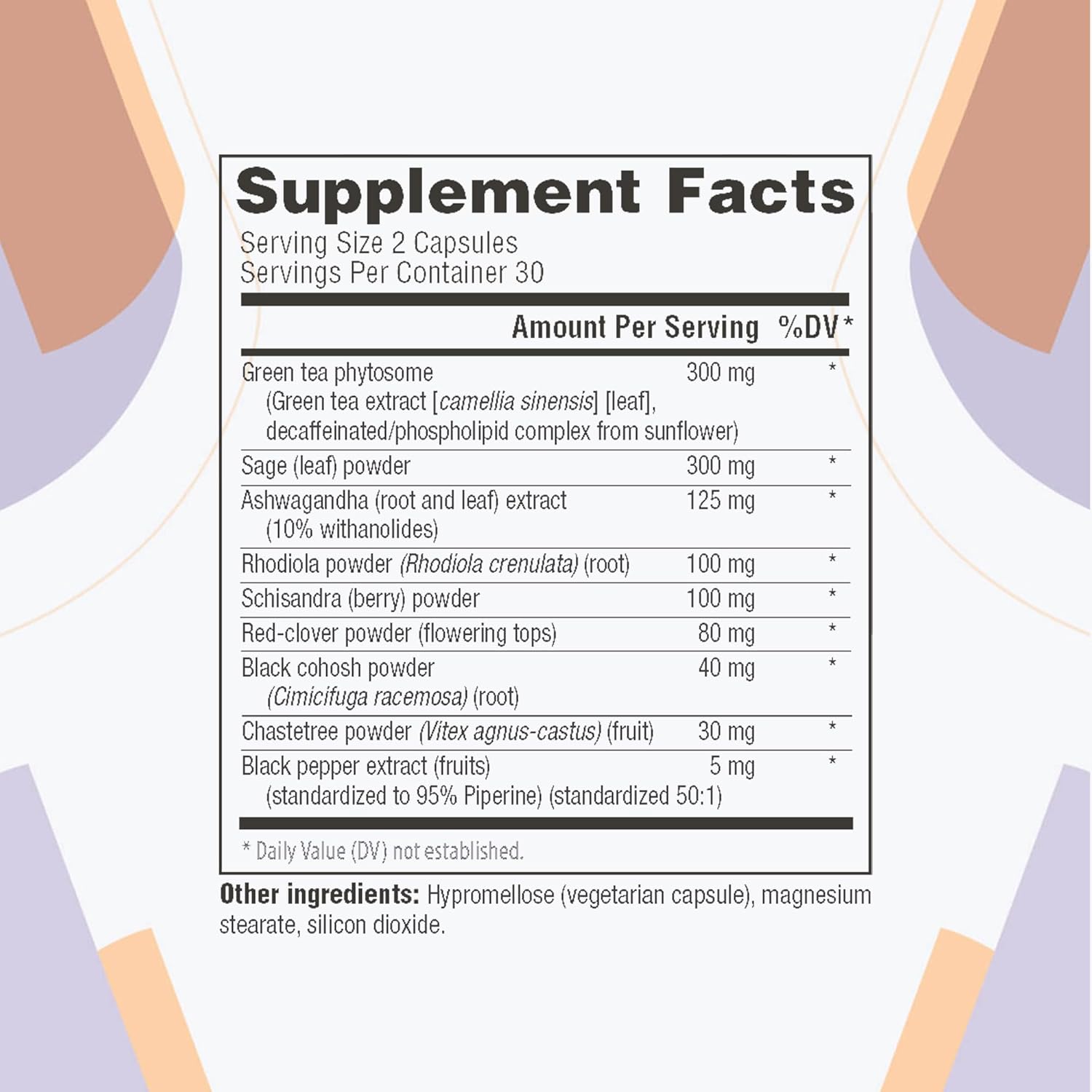 Menopause Relief Supplements for Women Over 50 - Natural Hormone Support for Hot Flashes - Complete Menopause Support - 6 Pack of MenoRescue Formula