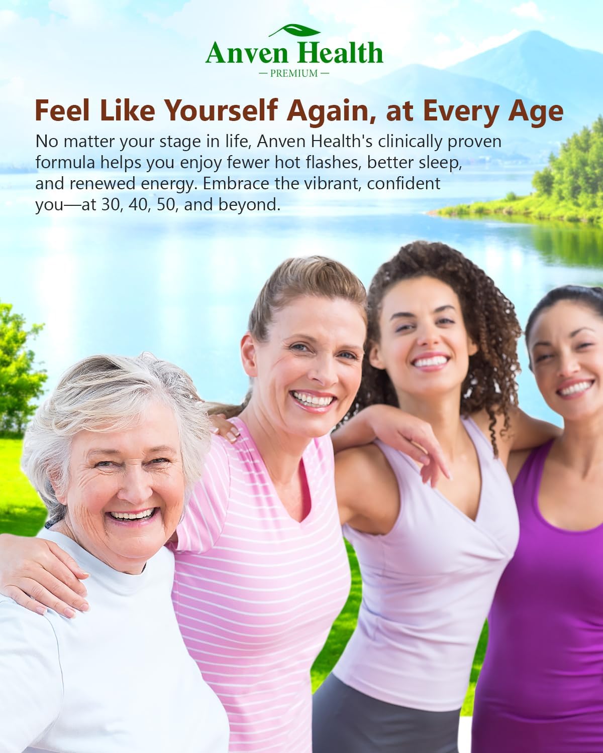 Menopause Relief Supplements for Women with Probiotics, Herbs, Collagen Peptides & Vitamins - 270 Veggie Caps