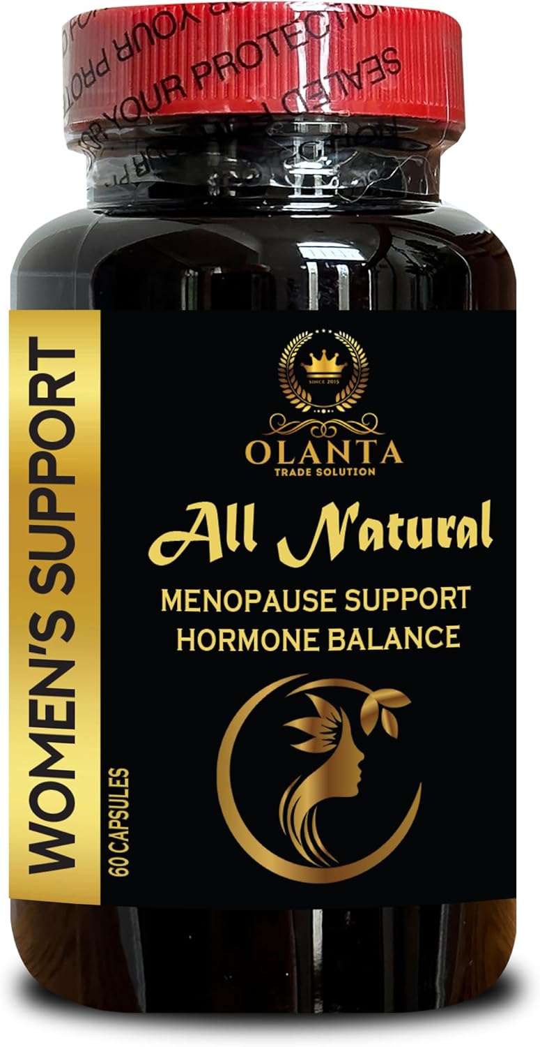 Menopause Support Capsules for Women - Natural Menopause Supplements for Hot Flashes & Night Sweats - Immune Health Boost with Trans-resveratrol - 60 Capsules