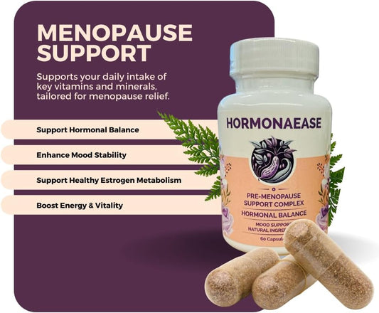 Menopause Support Complex with Wild Yam Root, DIM, Chasteberry, Dong Quai, Maca Root, Evening Primrose Supplement
