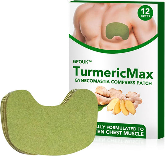 Men's Gynecomastia Compression Patch - Ginger Cream for Sculpting Chest Muscles Naturally - 1 Pack