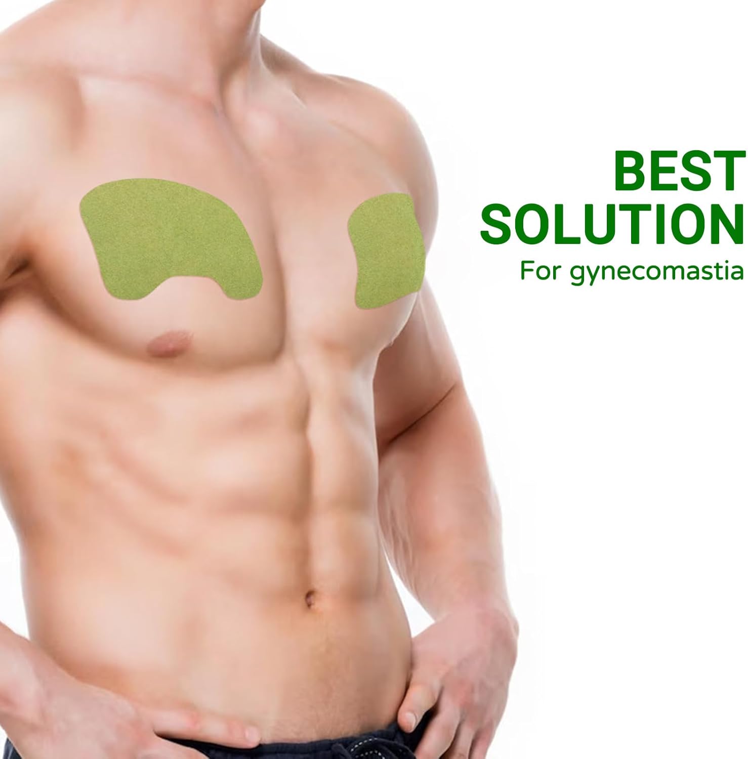 Men's Gynecomastia Compression Patch - Ginger Cream for Sculpting Chest Muscles Naturally - 1 Pack