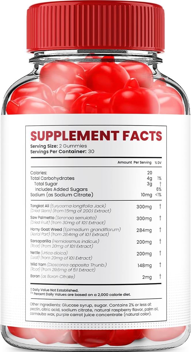 Men's VigorPump Gummies - Natural Supplement for Pump Vigor, 300 Gummies (5 Pack)