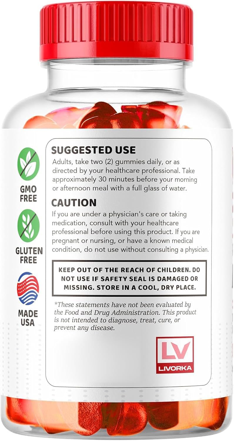 Men's Vitality Performance Gummies - B12 & Folic Acid Supplement, 60 Count