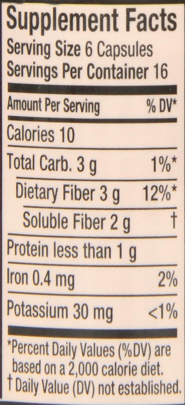 Meta Metamucil Multi-Health Fiber Capsules - 100 Capsule Bottle