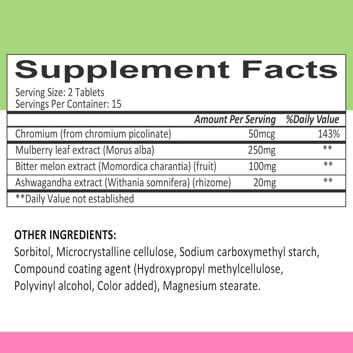 Metabolic Activator Supplement with Mulberry Leaf Extract, Vitamin C, PQQ - 60 Tablets