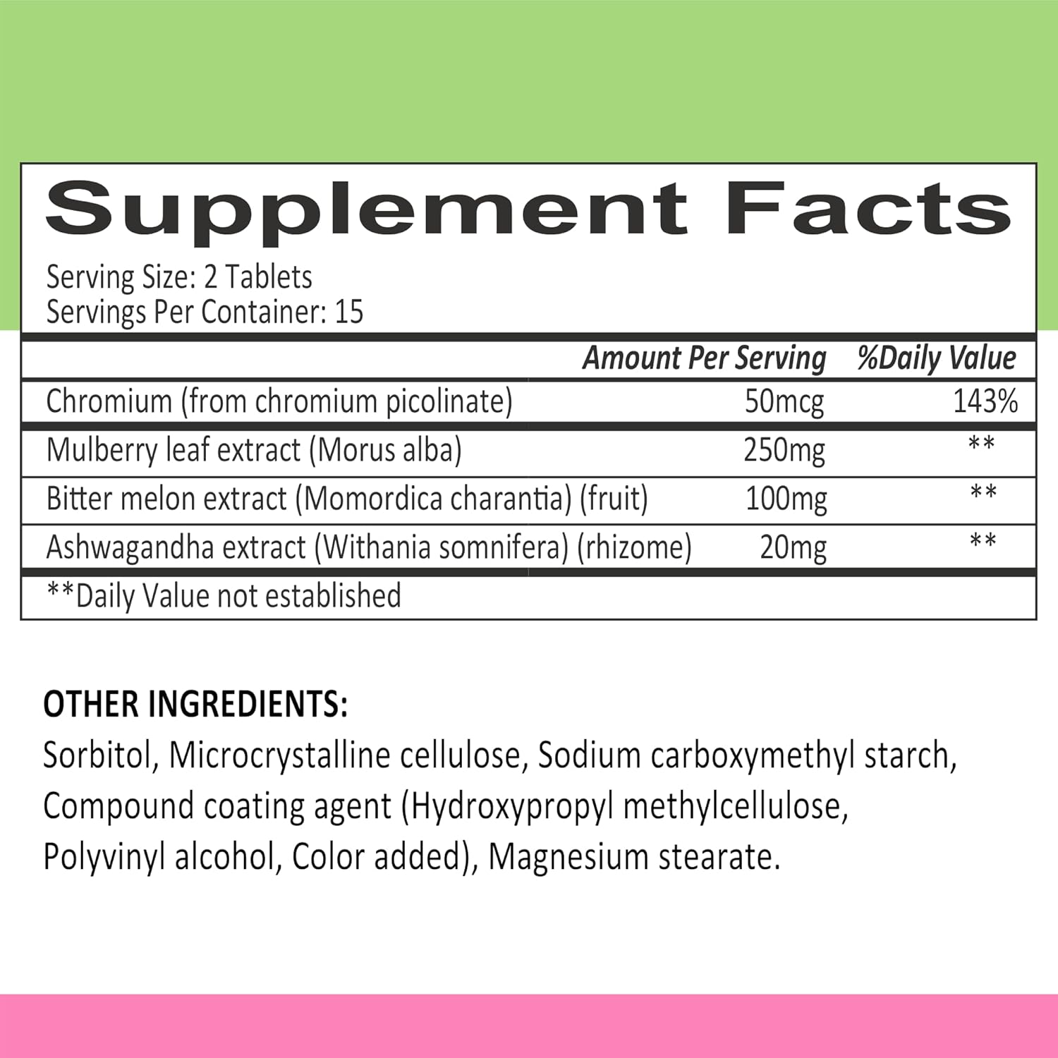Metabolic Activator Supplement with Mulberry Leaf Extract, Vitamin C, PQQ - 60 Tablets