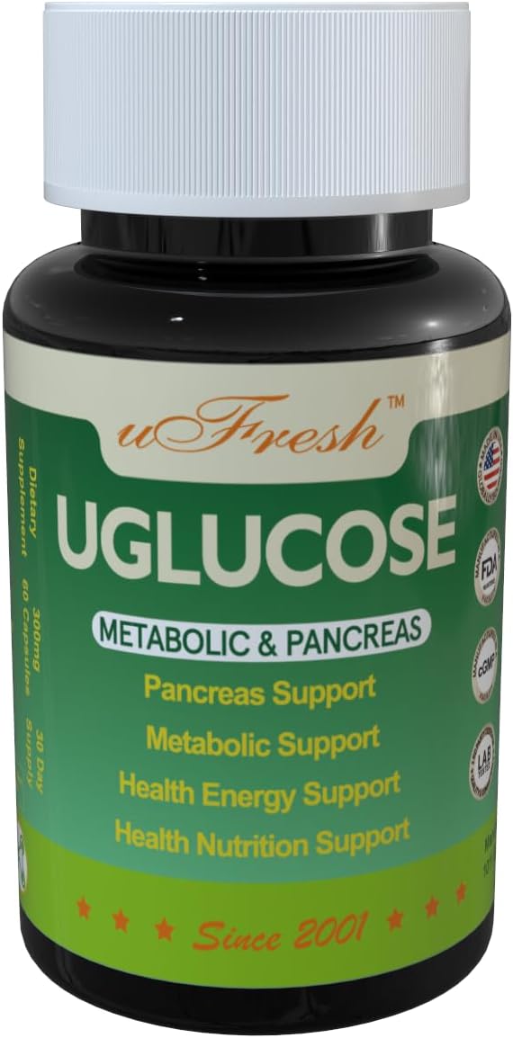 Metabolic and Pancreas Support Supplement for Health and Energy - uFresh UGLUCOSE Capsules