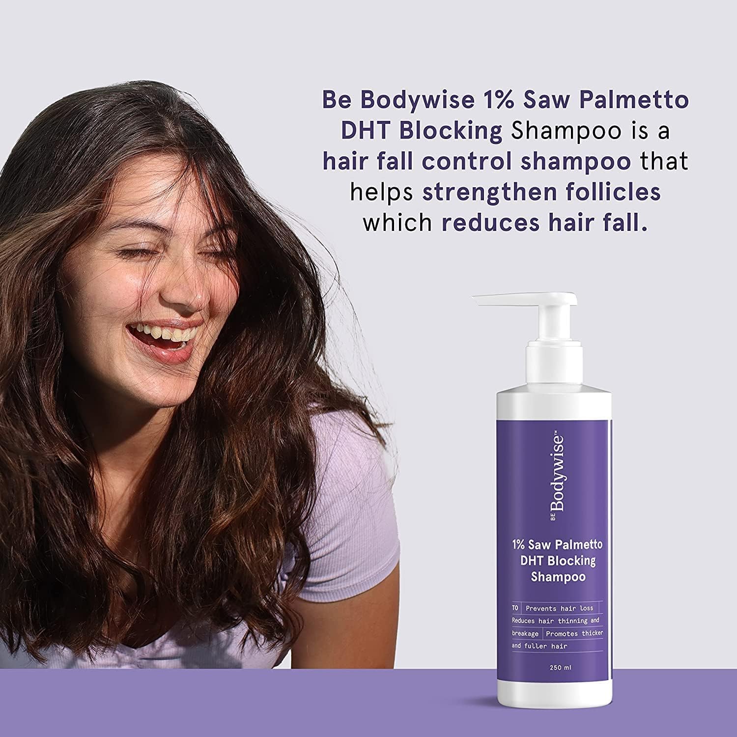 Metrol Be Bodywise PCOS Superfood & Saw Palmetto DHT Blocking Shampoo Combo for Women | 15 Sachets + 250 ml | 100% Vegetarian, Paraben & Sulfate Free