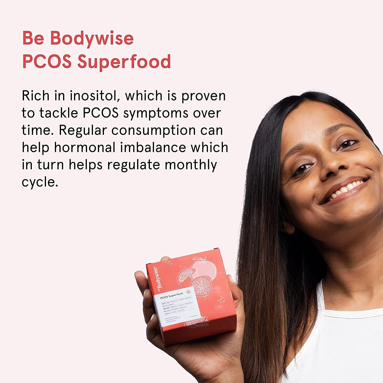 Metrol Be Bodywise PCOS Superfood & Saw Palmetto DHT Blocking Shampoo Combo for Women | 15 Sachets + 250 ml | 100% Vegetarian, Paraben & Sulfate Free