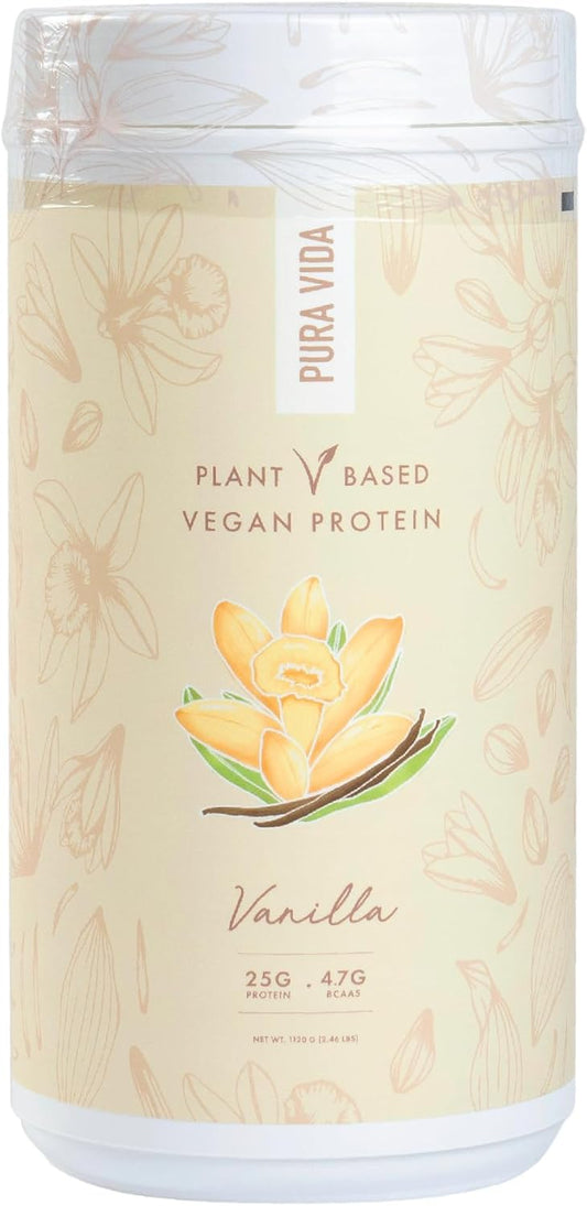 Miami Vanilla Plant-Based Vegan Protein by Pura Vida - Pure and Natural Flavor