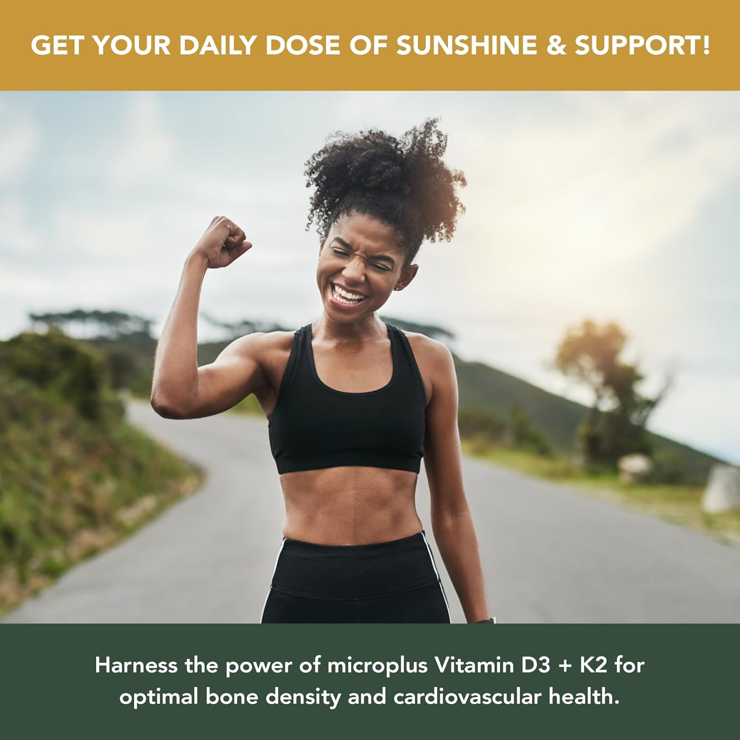 Micro Plus Health D3K2+ Vitamin Supplement with LifeSorb Technology - Supports Bone and Immune Health, D3 K2 Supplement