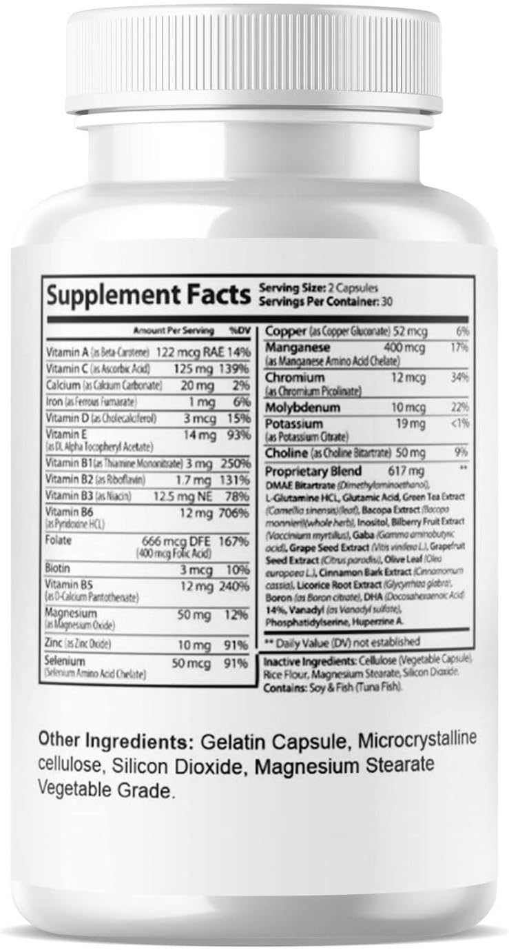 MicroBio Blood Booster Capsules - Natural Blood Flow Support Supplement (1 Pack)