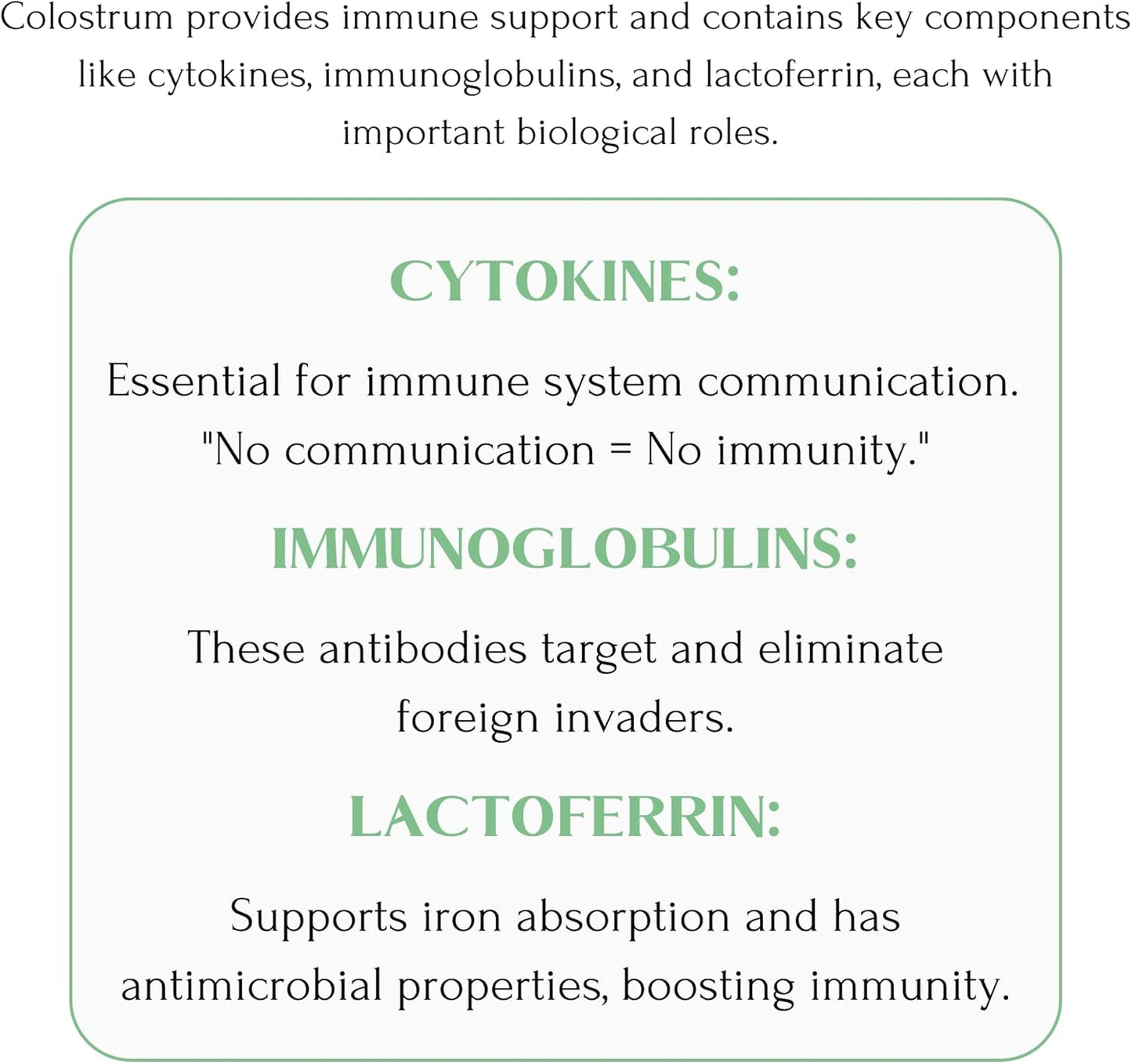 Mt. Capra Goat Milk Colostrum: Immune Support & Gut Health - Grass-Fed, High in Immunoglobulins | 60 Servings