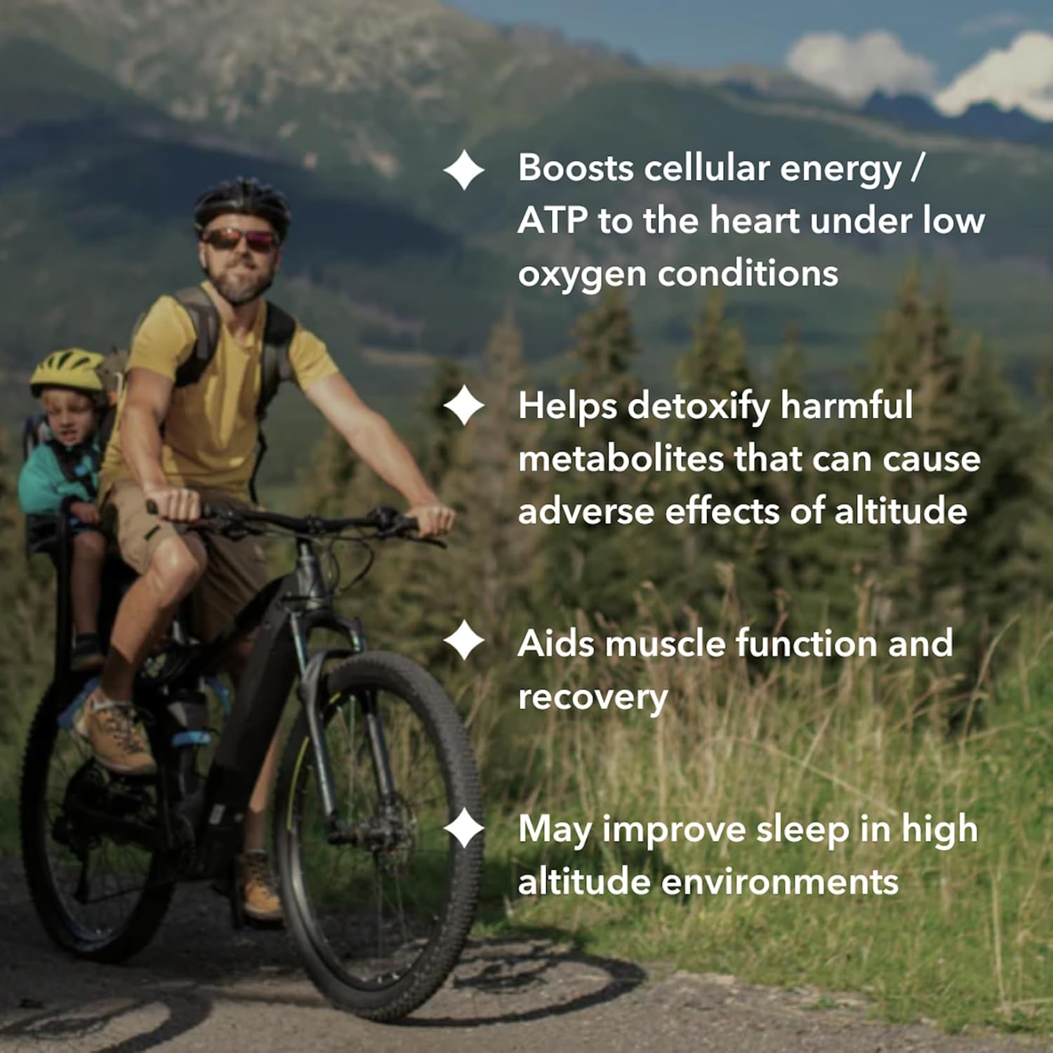 MTN Ready Acclimation Drink Mix | Altitude Sickness Relief, Balanced Energy Boost, Athlete Recovery, Ski & Mountain Trip Hydration, Non-GMO - Single Pack