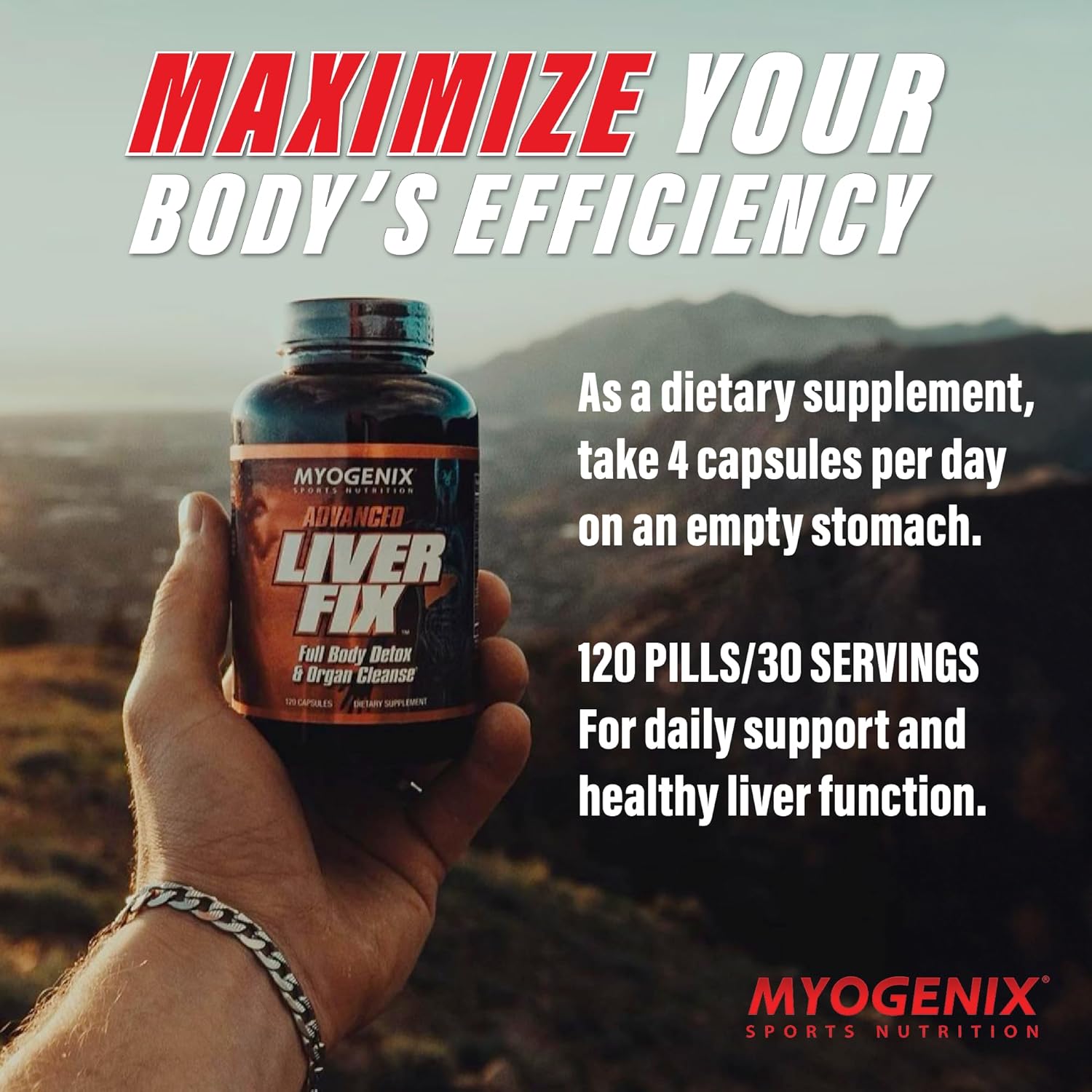 Myogenix Liver Support and Myolean Whey Protein Vanilla Supplement - 5 LBS