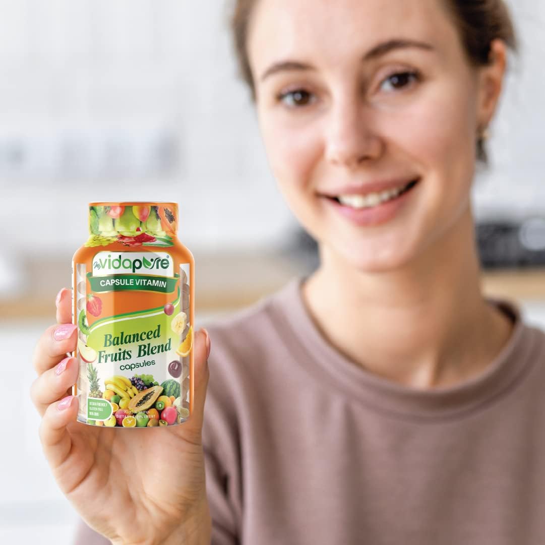 MYVIDAPURE Balanced Fruits Blends: Whole Natural Superfood, Non-GMO, Vegan Friendly