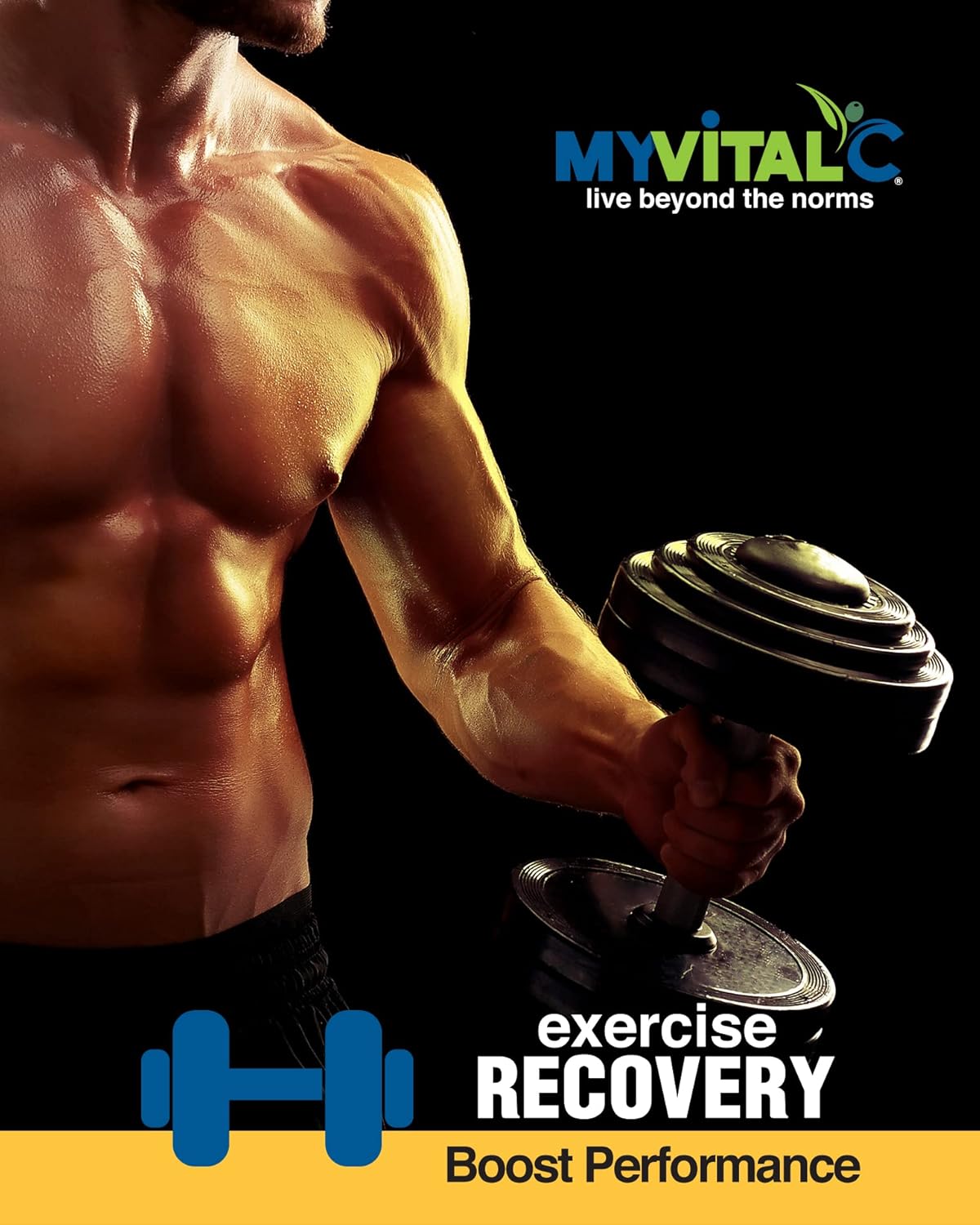 MyVitalC ESS60 Organic Extra Virgin Olive Oil Exercise Recovery Supplement, 10-Day Supply, Pack of 2