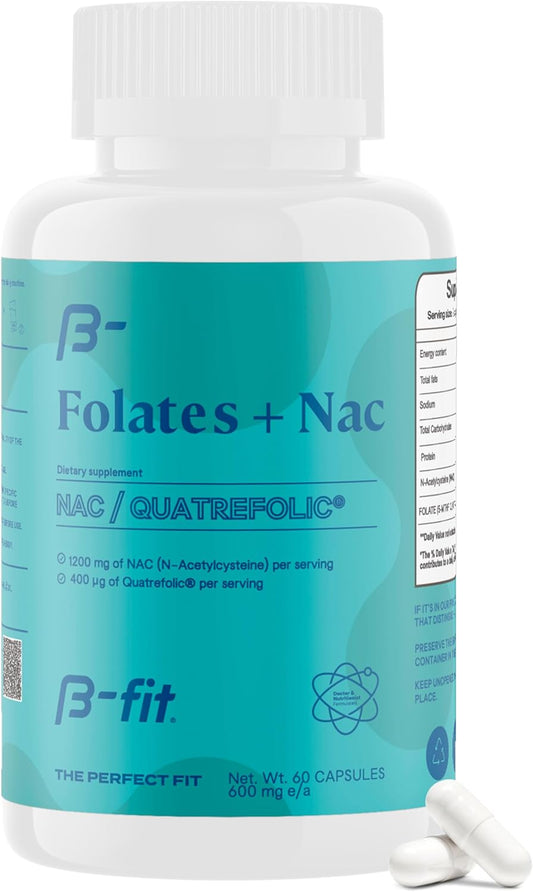 N-Acetyl Cysteine Supplement - 60 Capsules - 600mg - High Bioavailability - Antioxidant & Liver Detox Support - Pure & Additive-Free