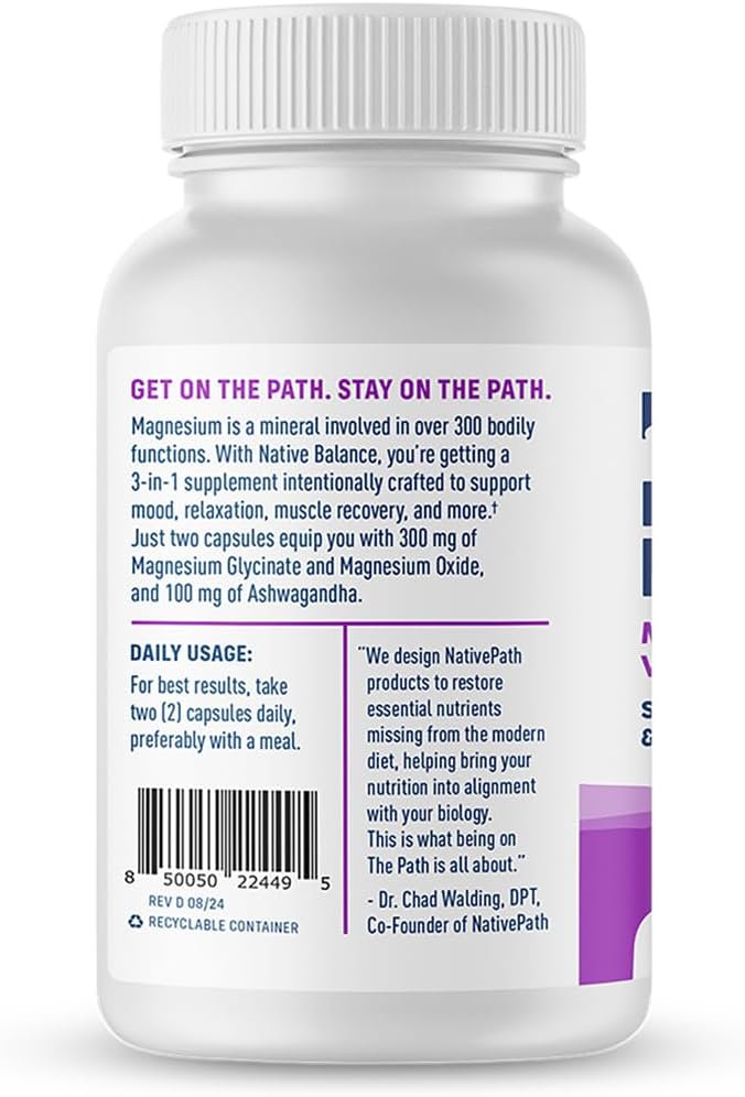 NativePath Native Balance Multivitamin Capsules - 3-in-1 Formula, 60 Count