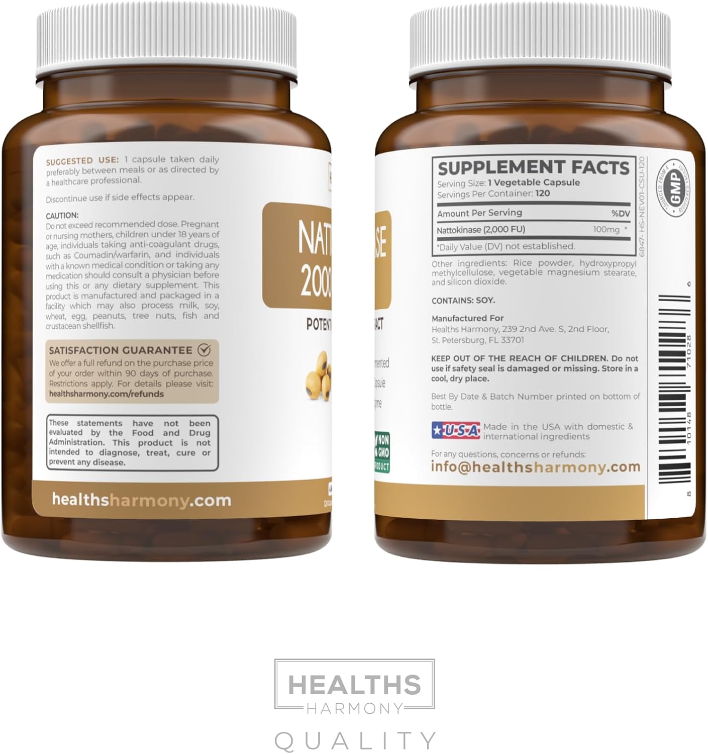 Nattokinase & Beet Root Supplement - 4 Month Supply - Antioxidants & Nitrate Boost