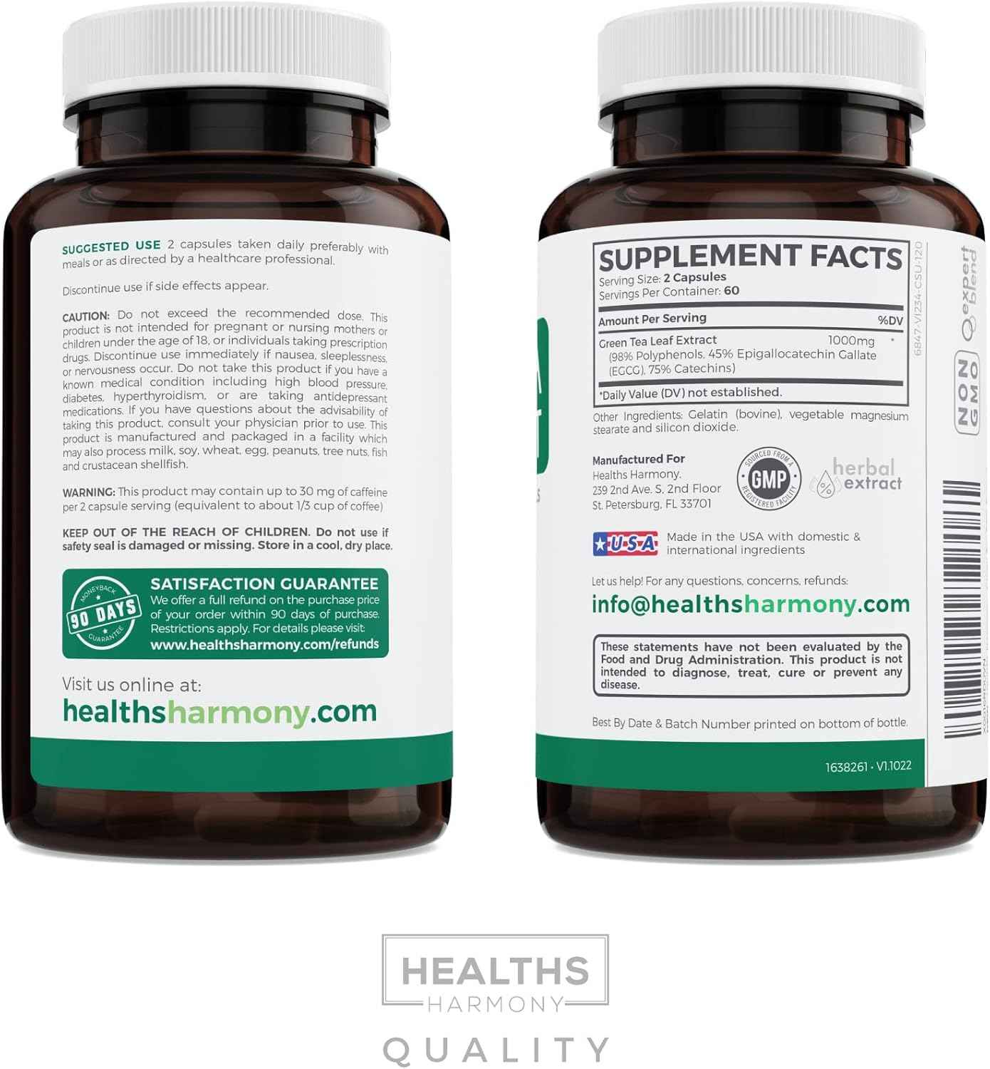 Nattokinase & Green Tea (2-Month Supply) Green Boost Bundle - Nattokinase 2000 FU Powerful Naturally Fermented Soybeans -180 Caps & Green Tea Extract 98% with EGCG (Non-GMO) Natural Metabolism Boost