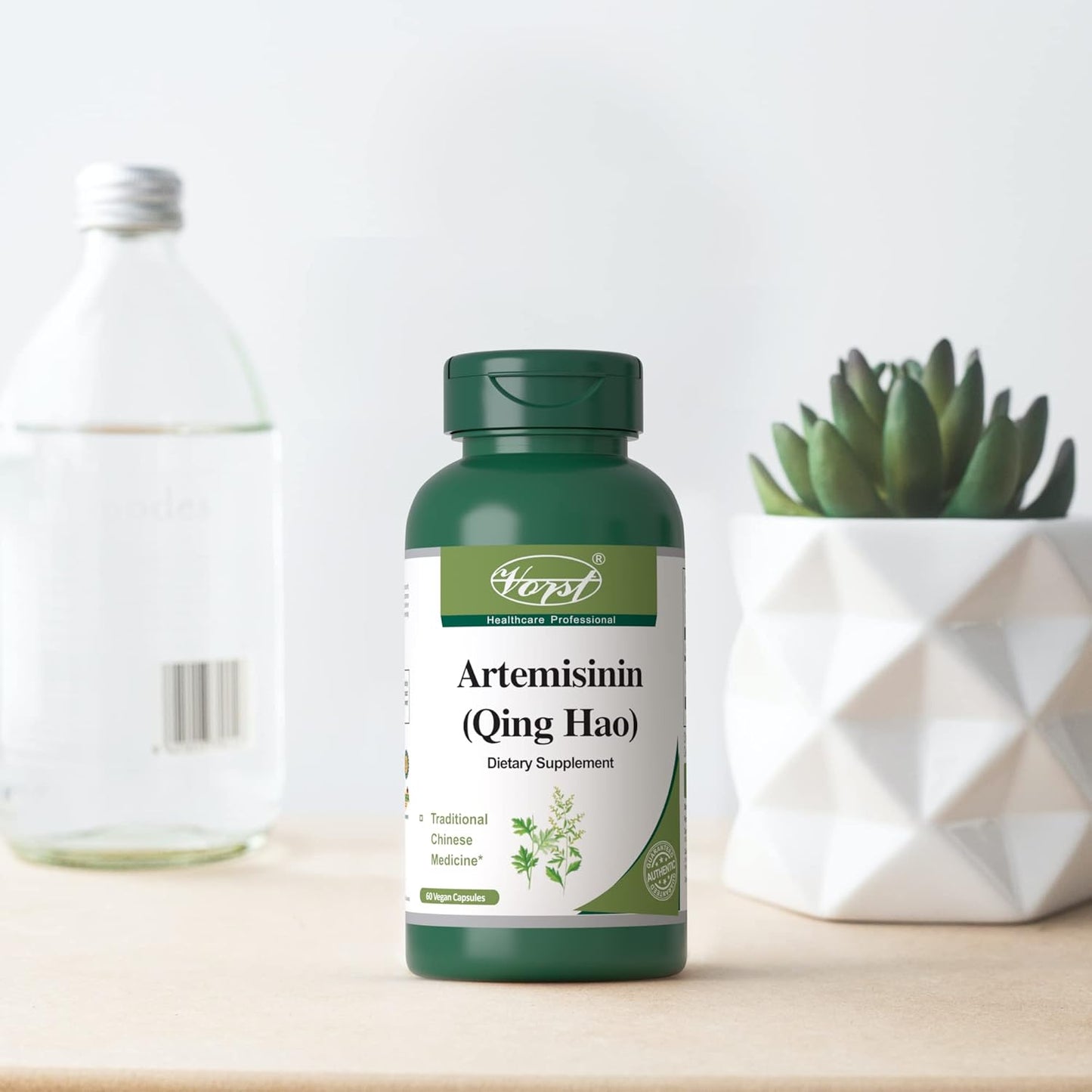 Natural Artemisinin Supplement for Immune System Support - 60 Vegan Capsules | Traditional Chinese Medicine (TCM) Qing Hao Herb