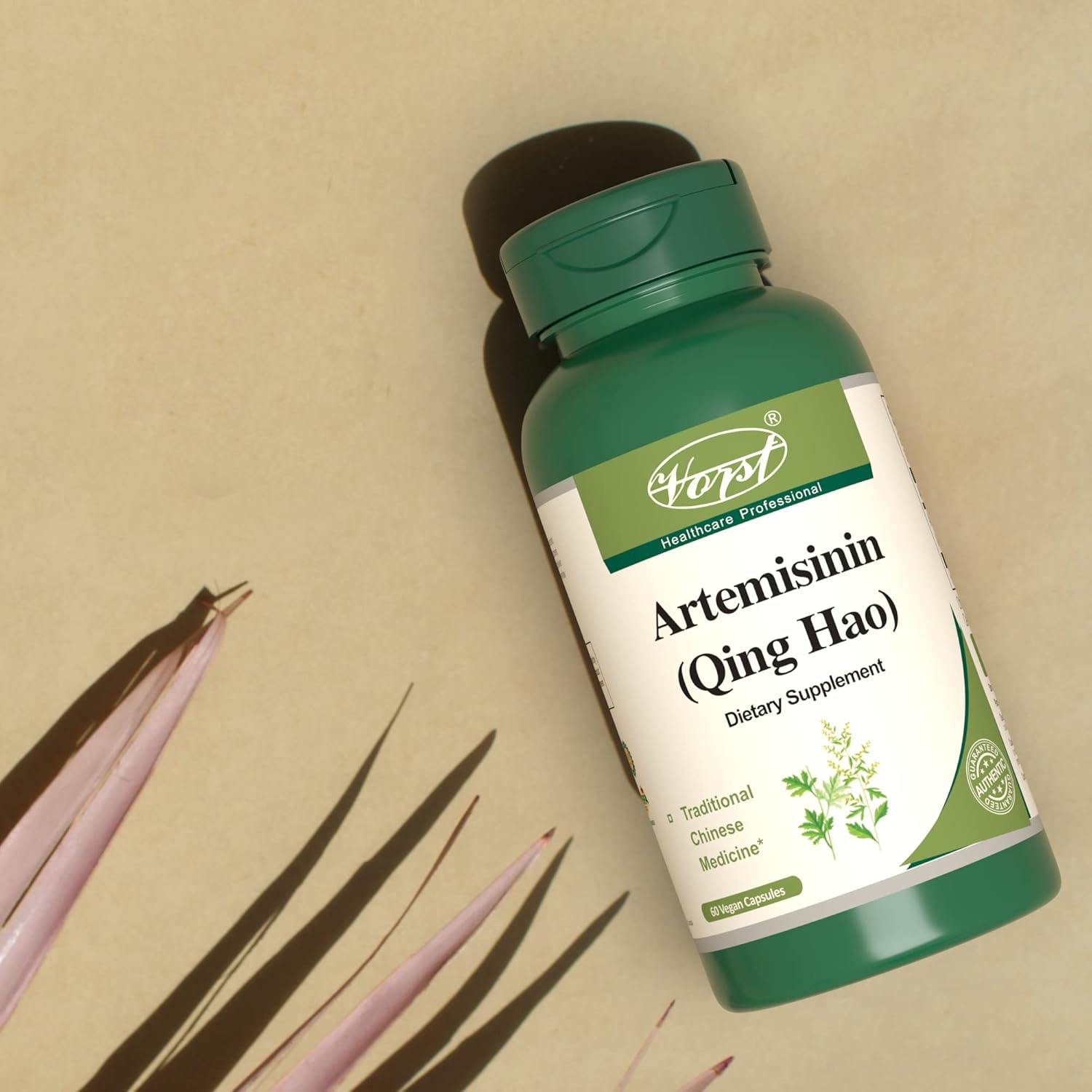 Natural Artemisinin Supplement for Immune System Support - 60 Vegan Capsules | Traditional Chinese Medicine (TCM) Qing Hao Herb