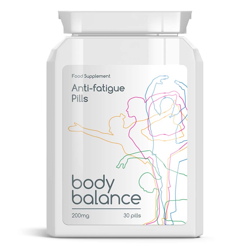 Natural Body Balance Anti Fatigue Tablets for Physical and Mental Energy Boost - Fight Lethargy and Tiredness