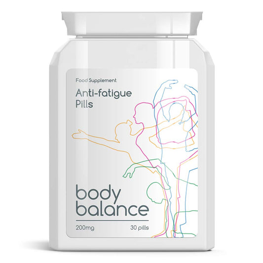 Natural Body Balance Anti Fatigue Tablets for Physical and Mental Energy Boost - Fight Lethargy and Tiredness