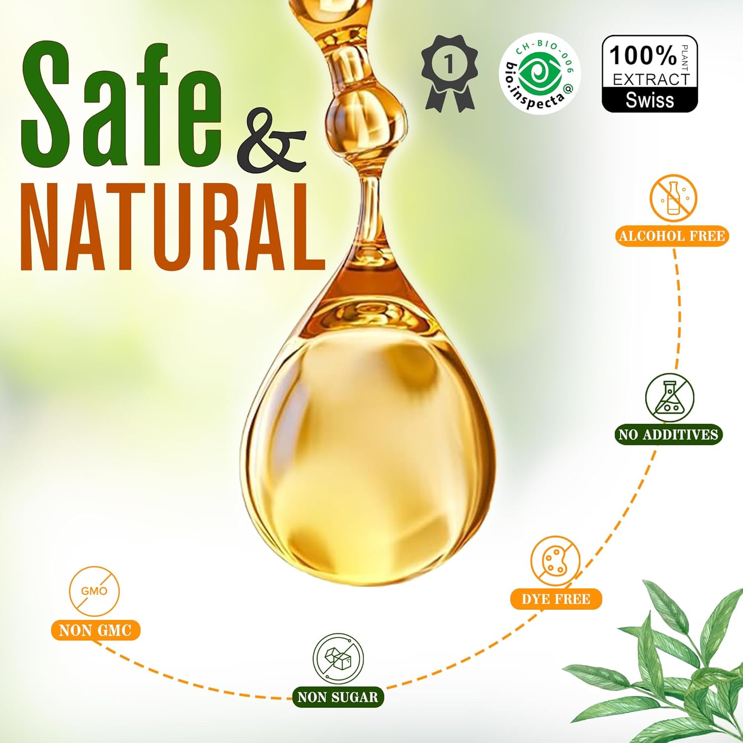 Natural Botanical Zen Drops: Herbal Sleep Support & Relaxation Supplement Promotes Relaxation