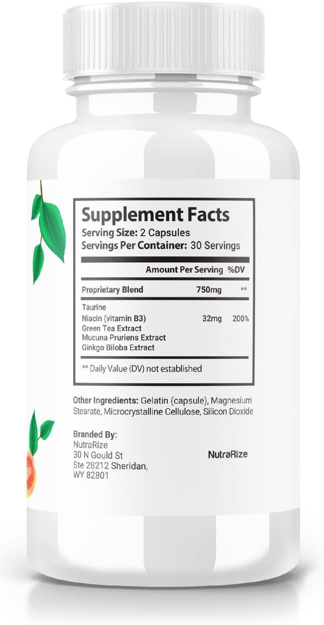 Natural Dental Health Support Tablets - NutraRize Denta Tonic Teeth and Gum Support (60 Capsules)