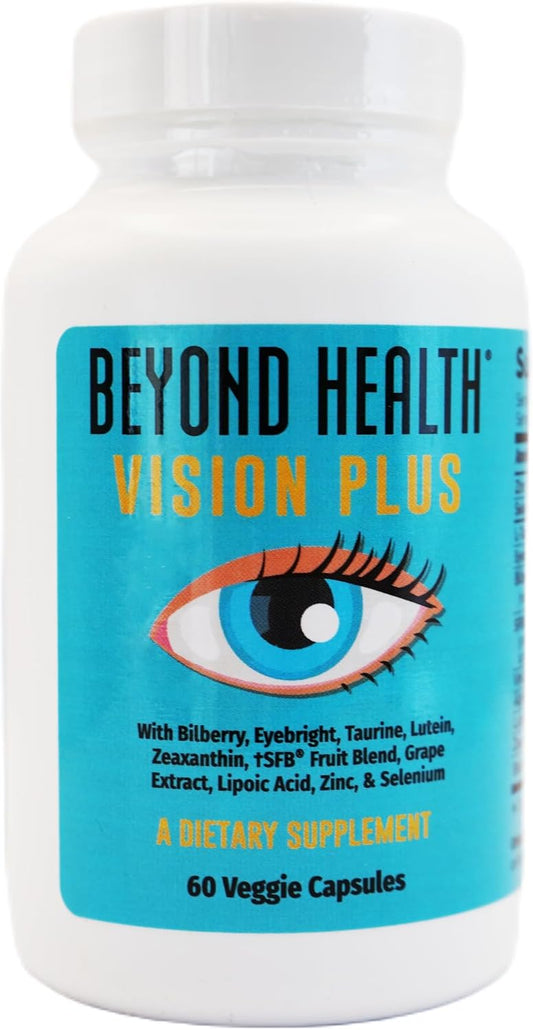 Natural Eye Care Supplement - Beyond Health Vision Plus - 60 Capsules for Optimal Eye Health