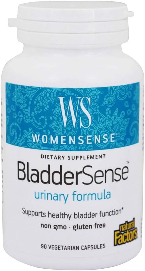 Natural Factors Women's Bladder Support Supplement, 90 Vegetarian Capsules