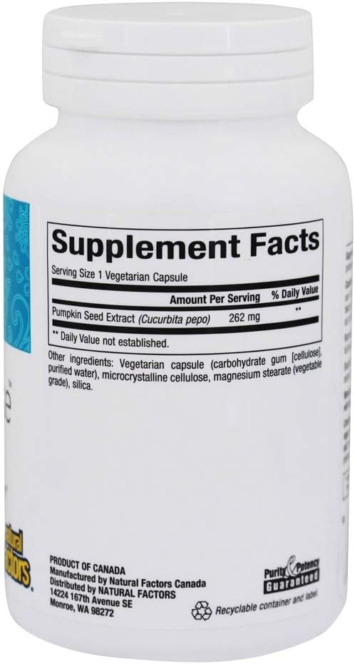 Natural Factors Women's Bladder Support Supplement, 90 Vegetarian Capsules