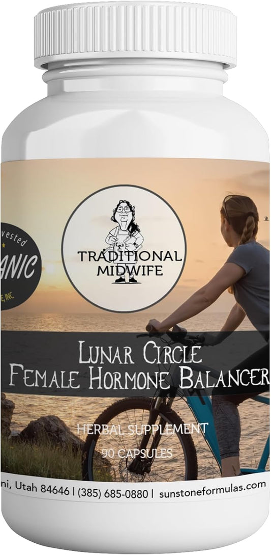 Natural Female Hormone Balancer with Traditional Midwife Lunar Circle Support
