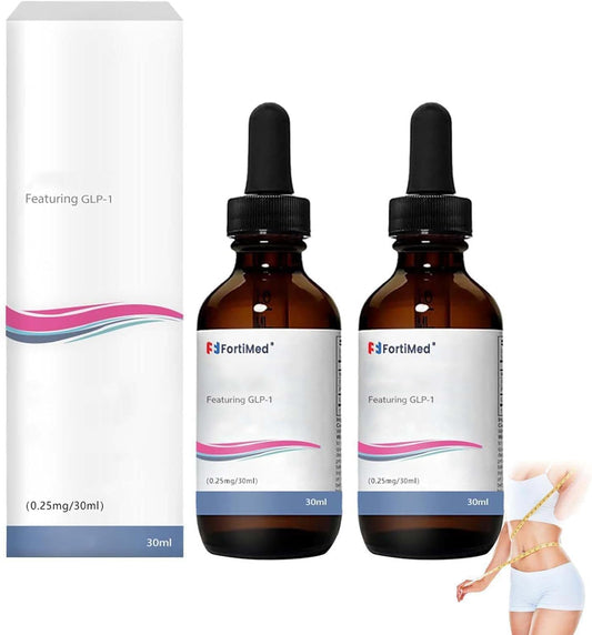 Natural GLP-1 Drops for Men & Women - 2 Bottle Bundle of Virularty Natural Drops