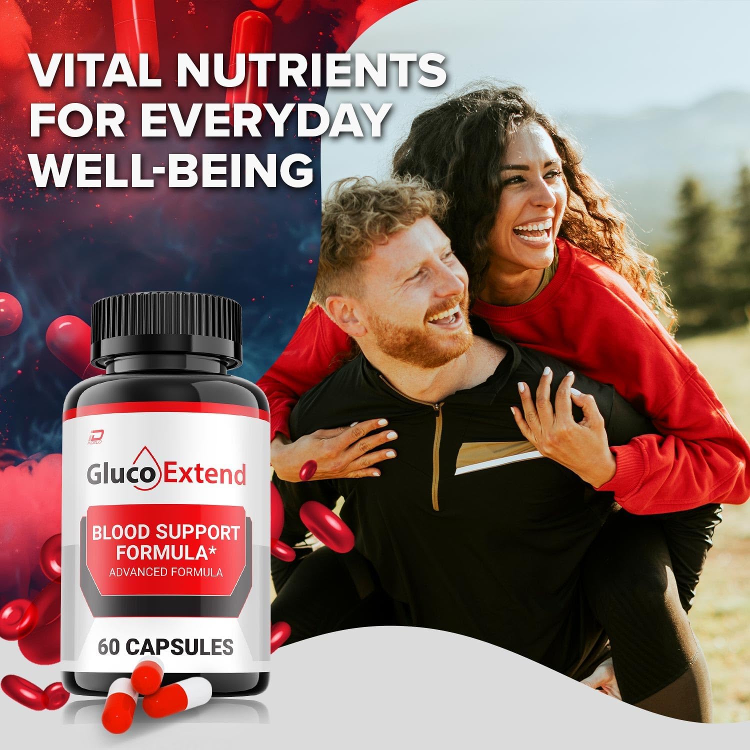 Natural GlucoExtend Capsules - Maximum Strength Supplement for Healthy Glucose Levels, All-Natural Formula, 5 Pack - 300 Capsules