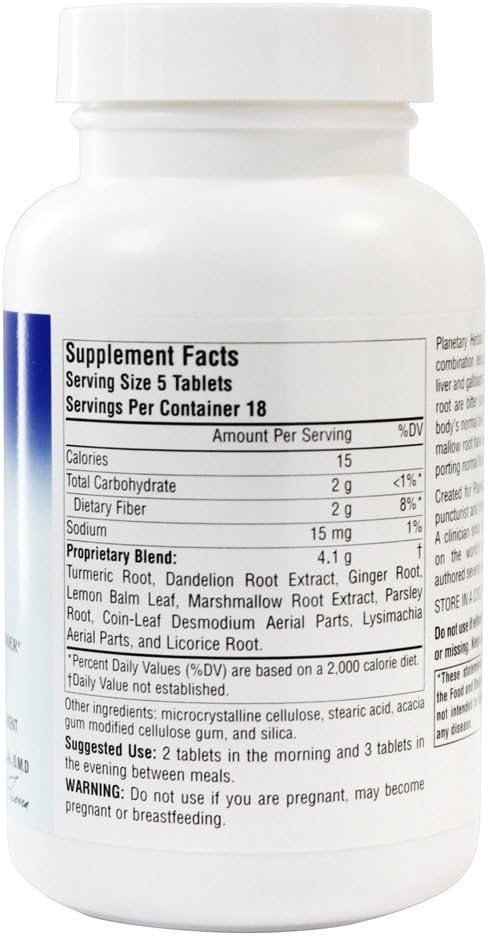 Natural Herbal Supplement for Kidney and Gallbladder Health - 90 Tablets of 820mg Stone Free by Planetary Herbals