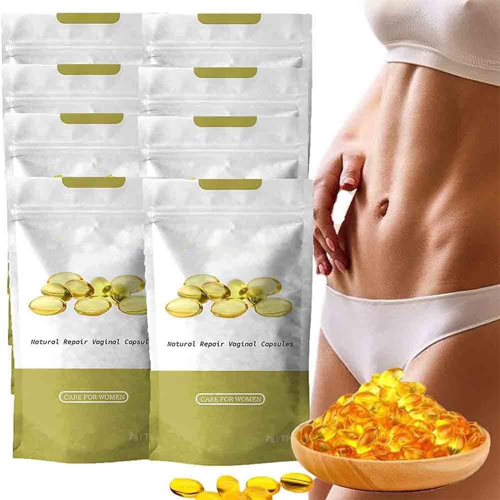 Natural Instant Anti-Itch Detox Slimming Products - Viginal Capsules & Gel (8 Bags)