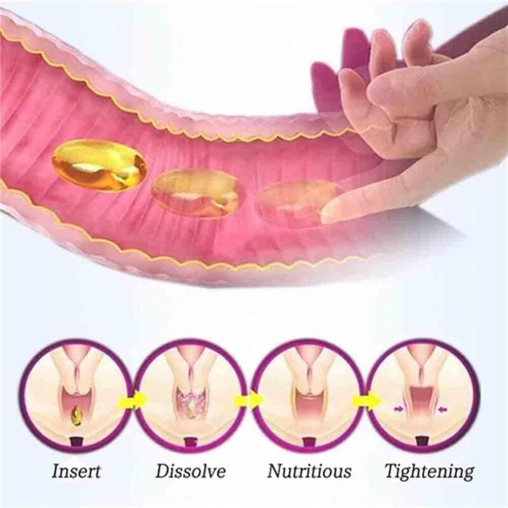 Natural Instant Anti-Itch Detox Slimming Products - Viginal Capsules & Gel (8 Bags)