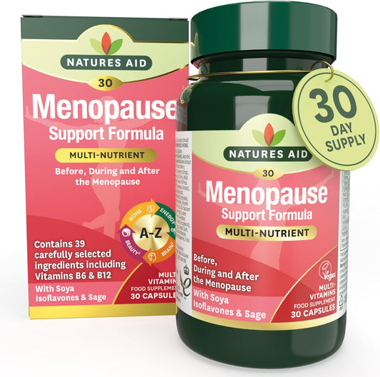 Natural Menopause Relief Supplement - 30 Capsules for Hormone Balance & Symptom Support