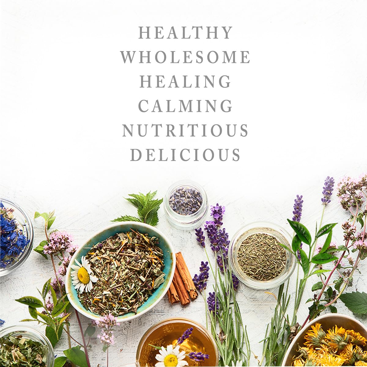 Natural Menopause Relief Tea - Alleviates Hot Flashes & Night Sweats, Supports Menopause, 20 Premium Sachets